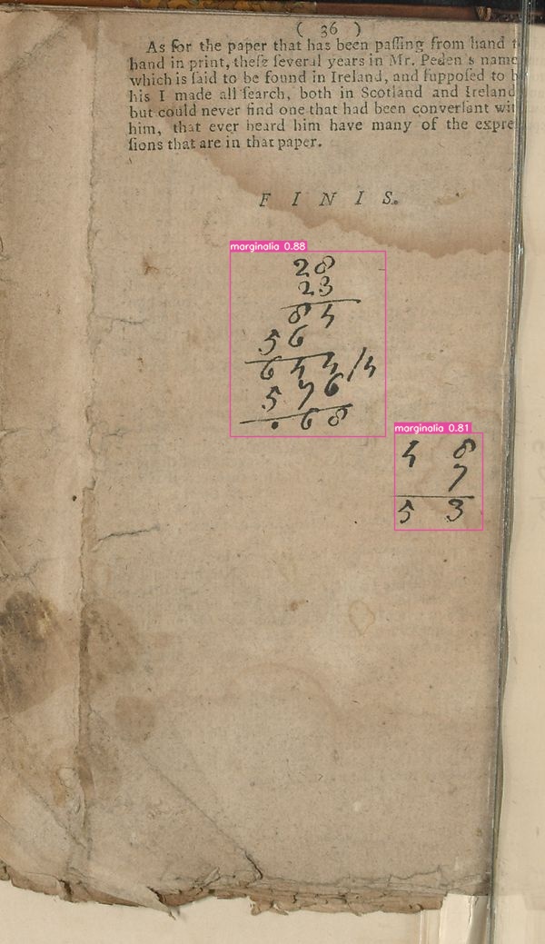 **Left:** Mysterious tally marks. Printed by D. Macarter & Co, *The Historical Ballad of May Culzean*, ca. 1817, National Library of Scotland, http://digital.nls.uk/104184172. **Right:** Example of math equation. *Some Remarkable Passages of the Life and Death of Master Alexander Peden*, 1760, National Library of Scotland, http://digital.nls.uk/104185268.