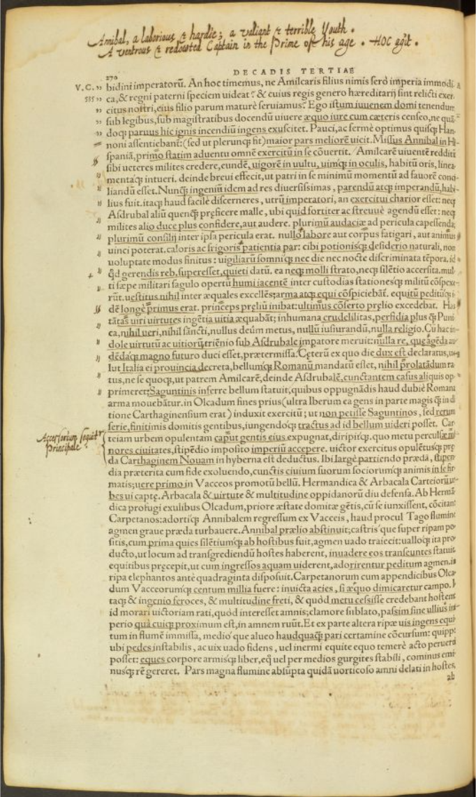 **Left:** Mistaken punctuation. Printed and sold by John Morren East Campbell's Close, Cowgate, *The History of John Cheap the Comical Chapman*, ca. 1800, National Library of Scotland, http://digital.nls.uk/104184596. **Compare to right:** Harvey reading system. *Titus Livius, Romanae historiae principis*, 1555, Princeton University Library, https://archaeologyofreading.org/viewer/#aor/PrincetonPA6452/binding.frontcover/image.